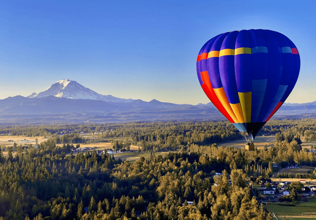 outdoor team building - hot air balloons